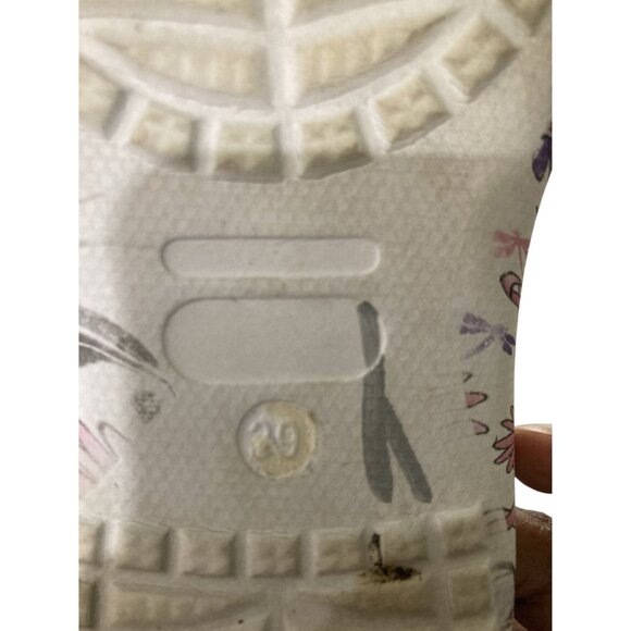 Floral WOMENS SIZE 8.5 Pink & White Sandals With Ergonomic Design - Picture 4 of 4